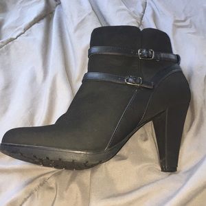 High heeled booties